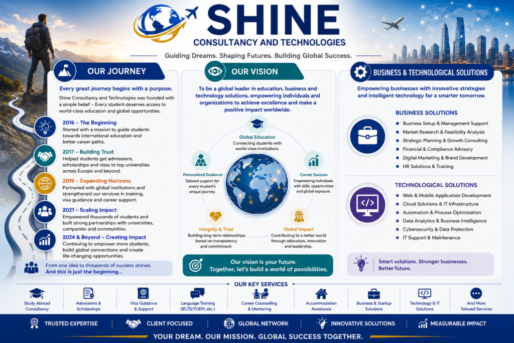 shine web site picture